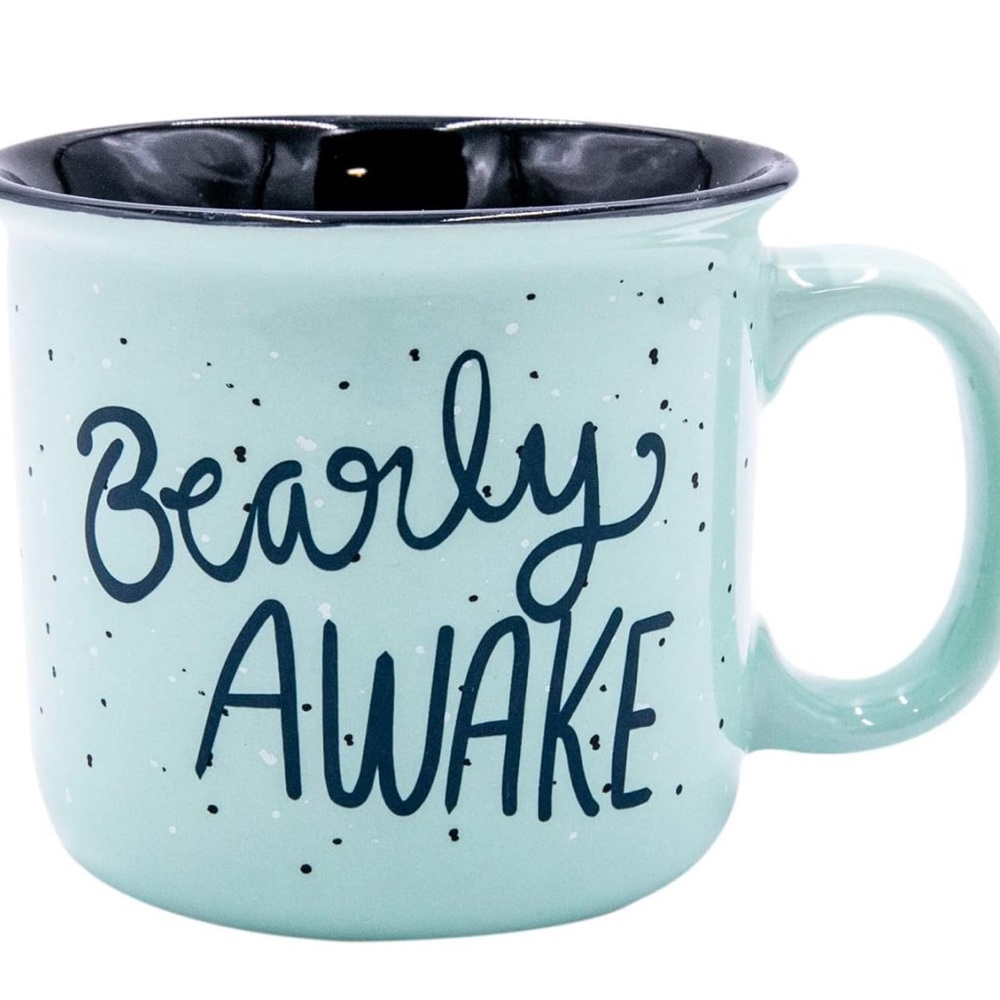 NIB Lazy One “Barely Awake” 12 oz Mug